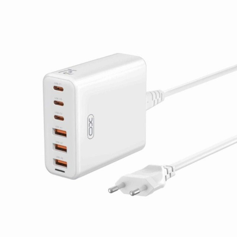 XO L133EU 75W GaN Desktop Fast Phone Charger XO L133EU 75W GaN Desktop Fast Phone Charger